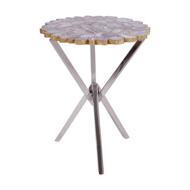 Rabia Agate Side Table