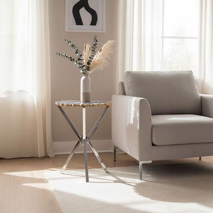 Rabia Agate Side Table