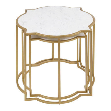 Rabia Set Of 2 Tables With Marble Top