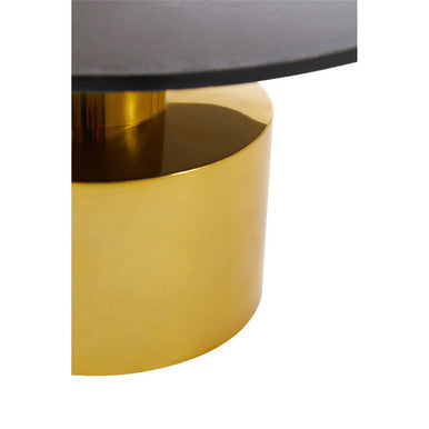 Rabia Coffee Table With Black Marble Top