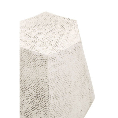 Rabia Drum Style Geometric Table