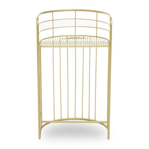 Rabia Gold Finish Bar Chair