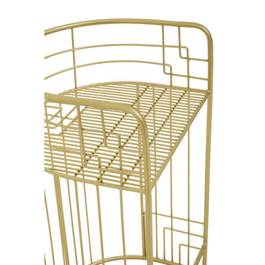 Rabia Gold Finish Bar Chair - Image 8