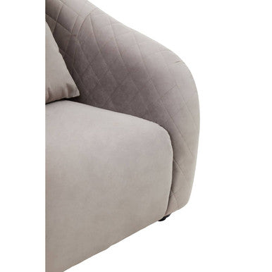 Fifi Grey Velvet Chair - Image 7
