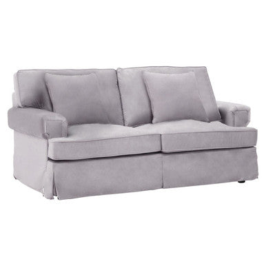 Ralph Two Seat Grey Velvet Sofa