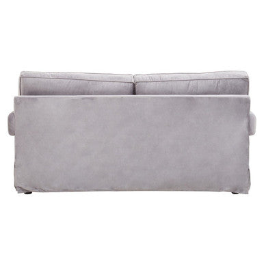 2 Seater Grey Velvet Sofa, Ralph - Image 5