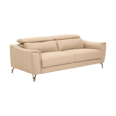 Padua 3 Seat Stone Leather Sofa