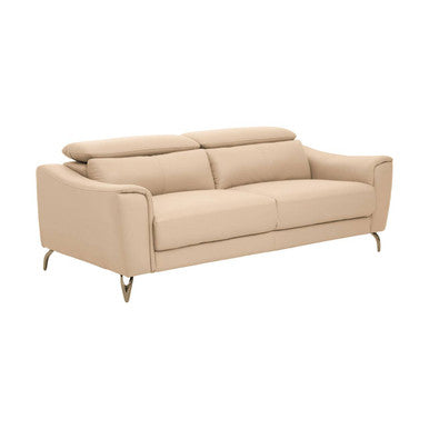 Padua 3 Seat Stone Leather Sofa