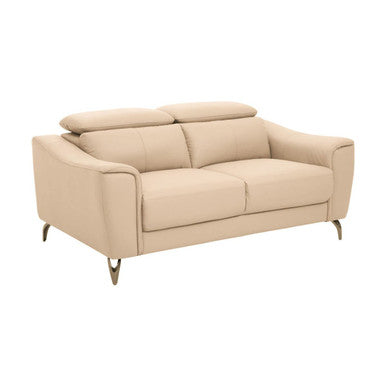 2 Seater Stone Leather Sofa, Padua - Image 3