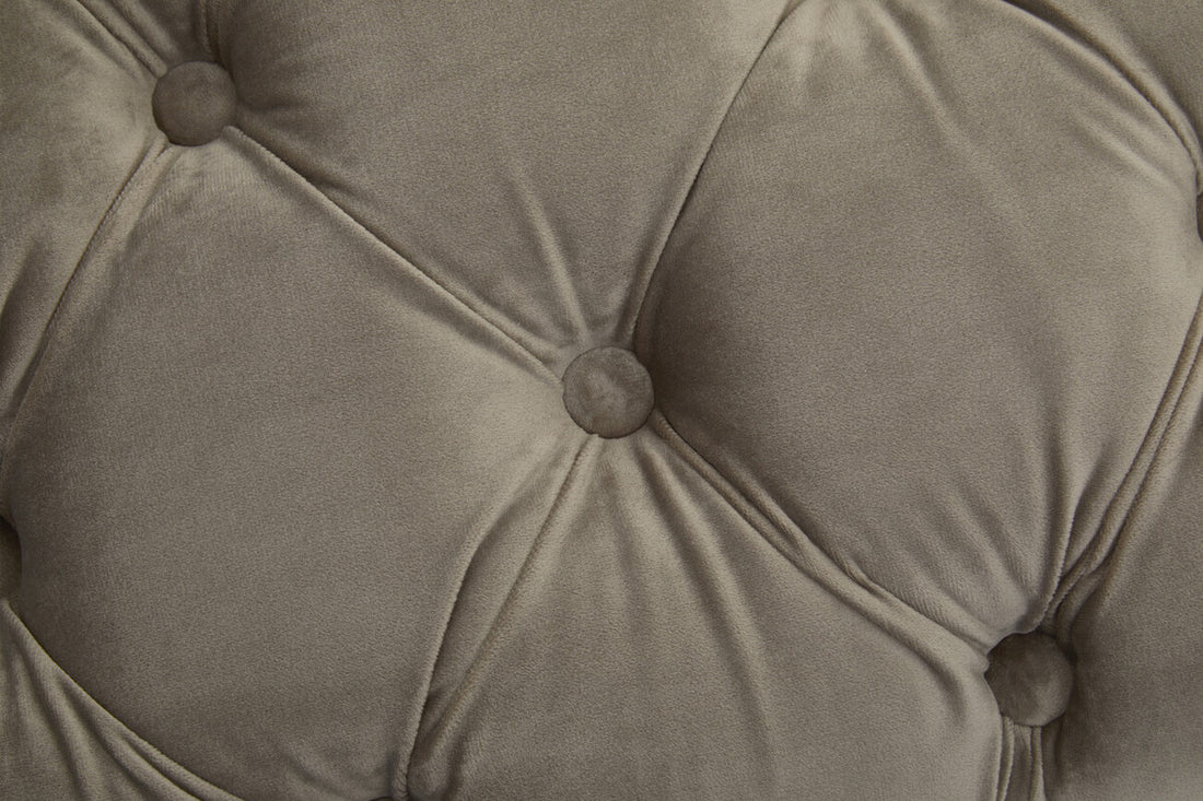 Tamra Mink Velvet Bench with Gold Legs - Image 6