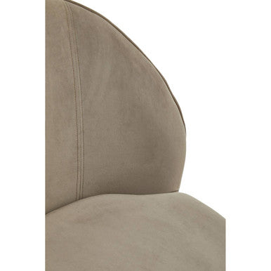 Kids Tamra Mink Velvet Gold Base Chair