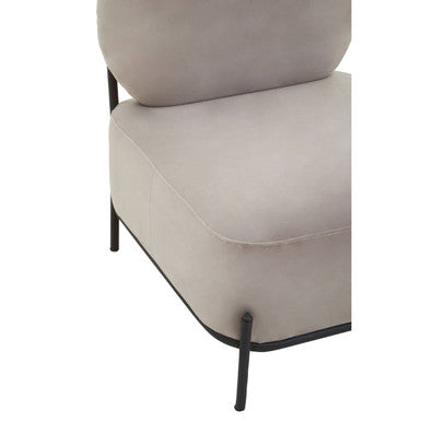 Haya Mink Velvet Chair