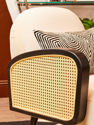 Hala Natural Velvet Armchair