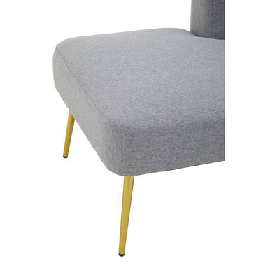 Heather Grey Right Hand Chaise Loungue