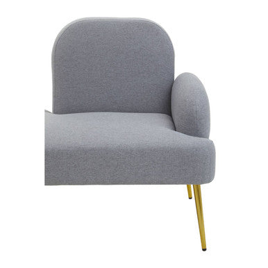 Heather Grey Right Hand Chaise Loungue