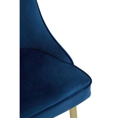 Demi Midnight Velvet Dining Chair
