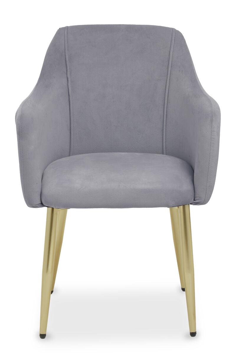 Darcy Grey Velvet Dining Chair