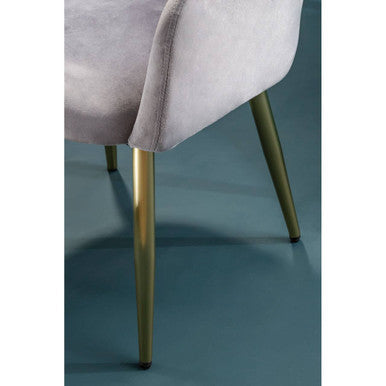 Darcy Grey Velvet Dining Chair
