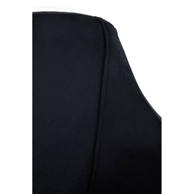Darcy Black Velvet Dining Chair