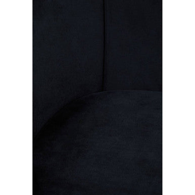 Darcy Black Velvet Dining Chair