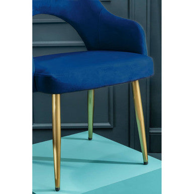 Dani Midnight Velvet Dining Chair