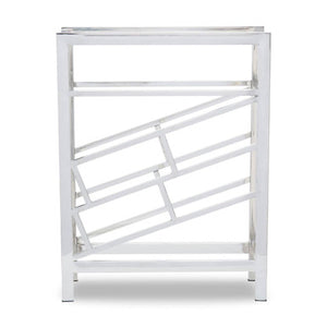 Barolo Stainless Steel Floor Standing 12 Bottle Wine Rack