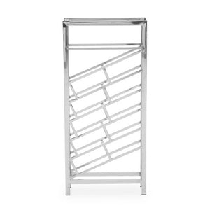 Barolo Stainless Steel Floor Standing 24 Bottle Wine Rack