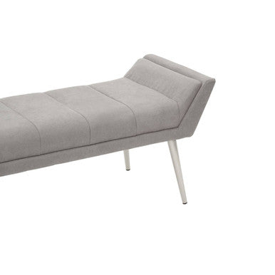 Gilden Grey Bench With Angular Base - Image 7