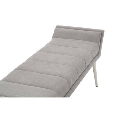 Gilden Grey Bench With Angular Base - Image 9