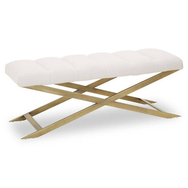 Gilden Natural Bench With Cross Base
