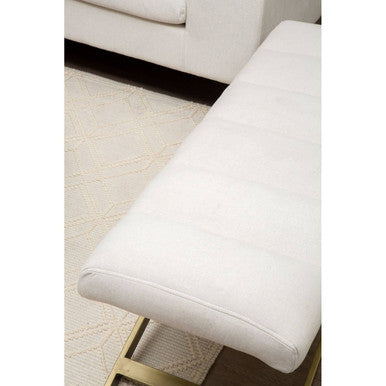 Gilden Natural Bench With Cross Base - Image 2