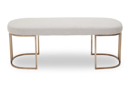 Gilden Natural Bench With Curved Base