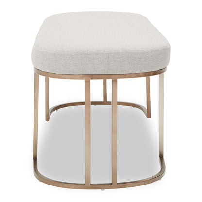 Gilden Natural Bench With Curved Base