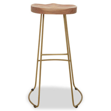 Nandri Acacia Wood Bar Stool