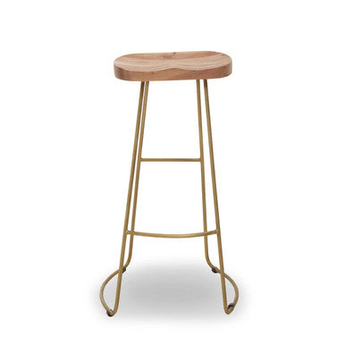Nandri Acacia Wood Bar Stool