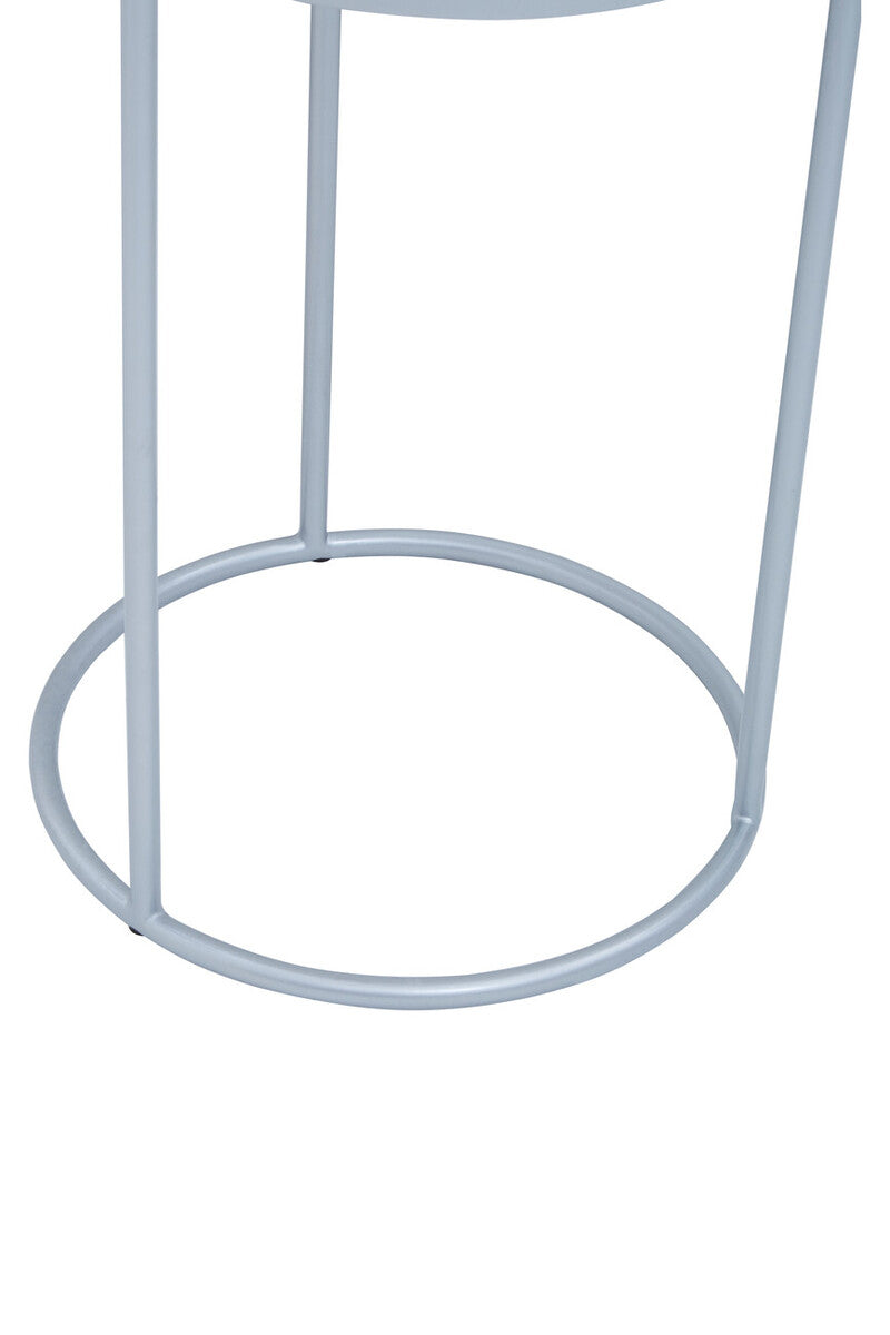 Inventivo Natural And Silver Agate Side Table