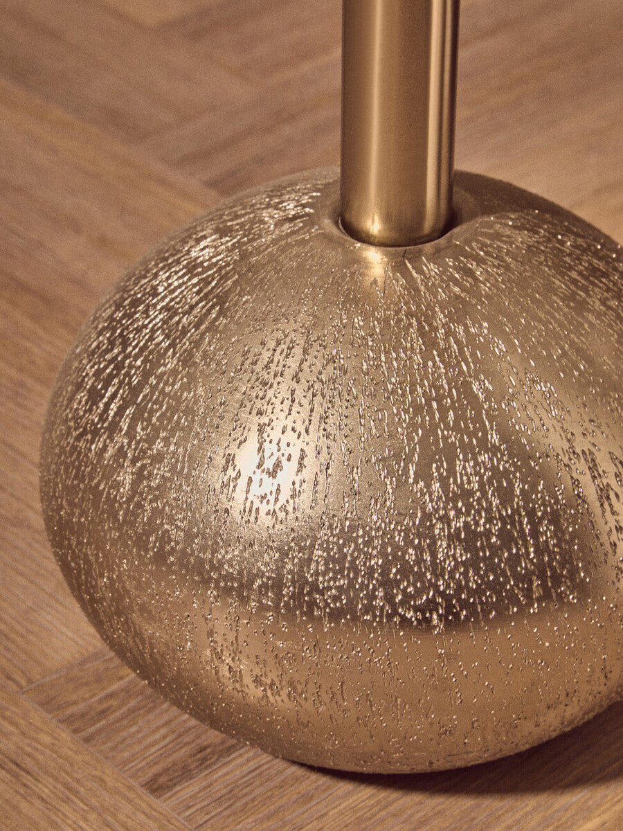 Inventivo Mosaic Top Gold Finish Side Table