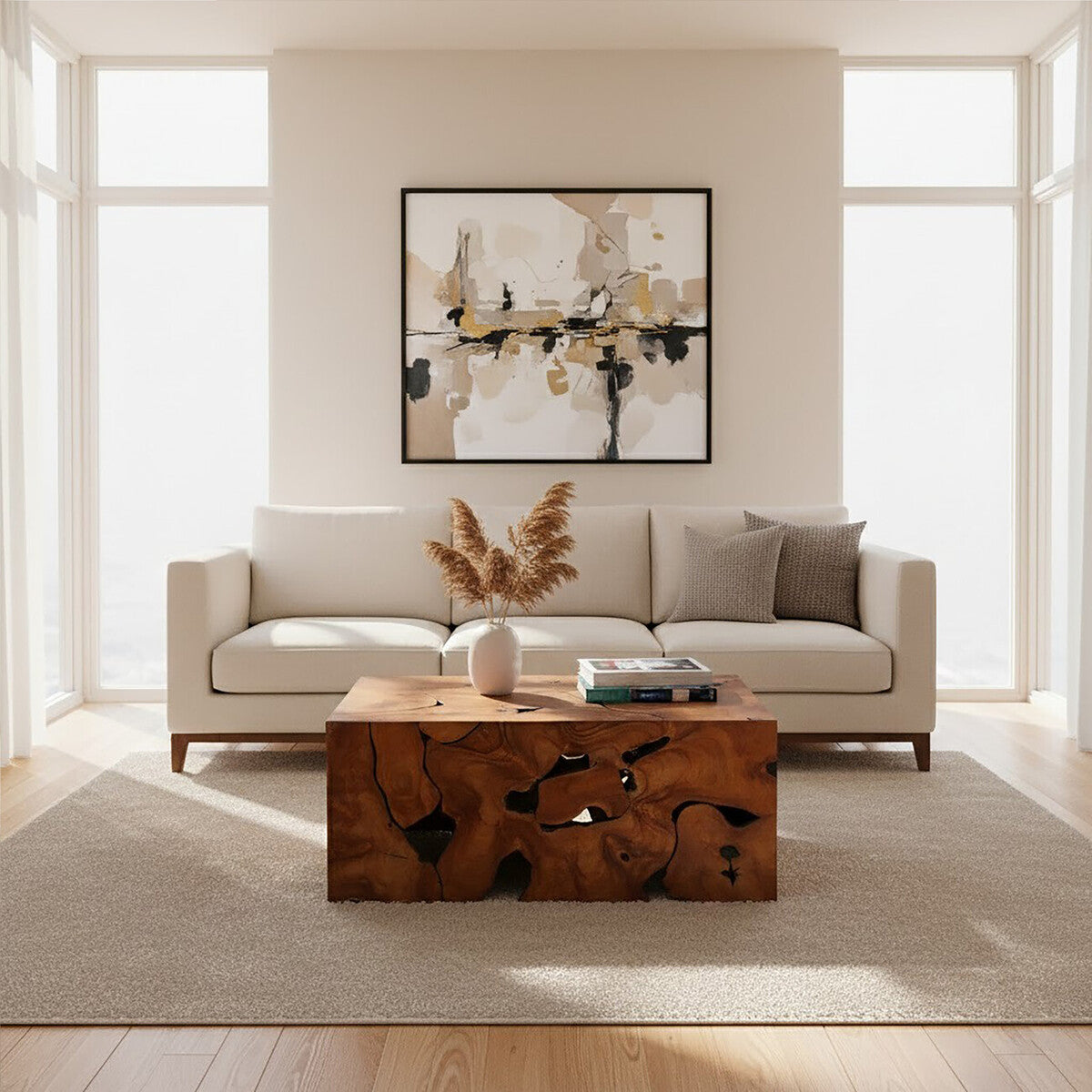 Batam Teak Root Coffee Table