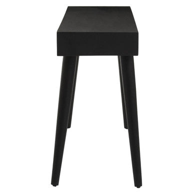 Boho Black and White Two Drawer Console Table