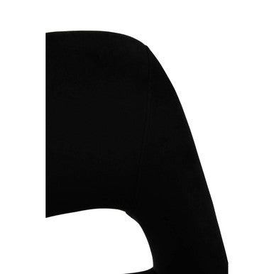 Warren Black Velvet Dining Chair