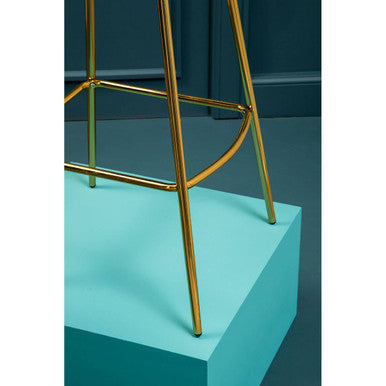 Warton Mink Velvet Bar Chair