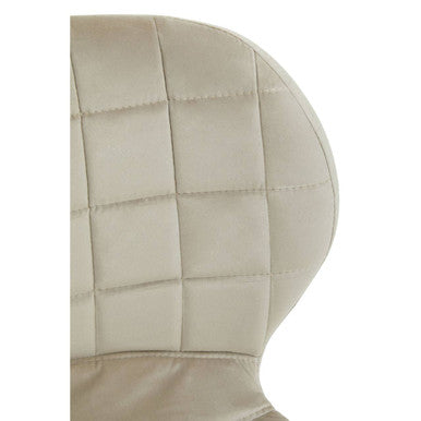 Warton Mink Velvet Dining Chair