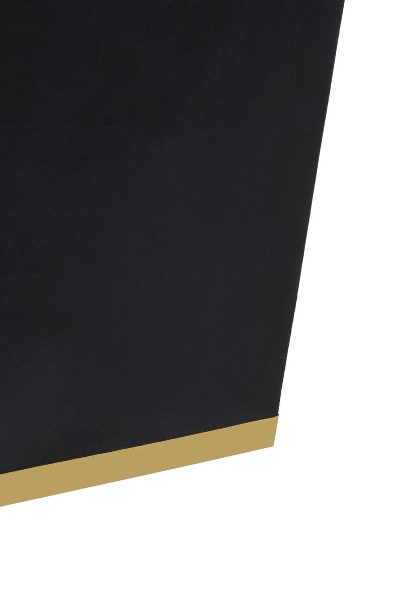 Hagen Black And Gold Square Stool - Image 6