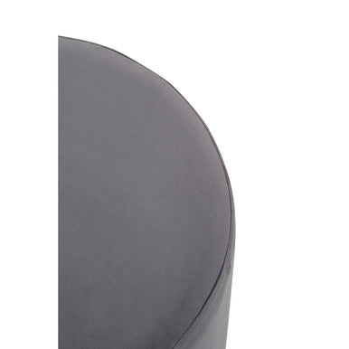Hagen Grey And Gold Round Stool