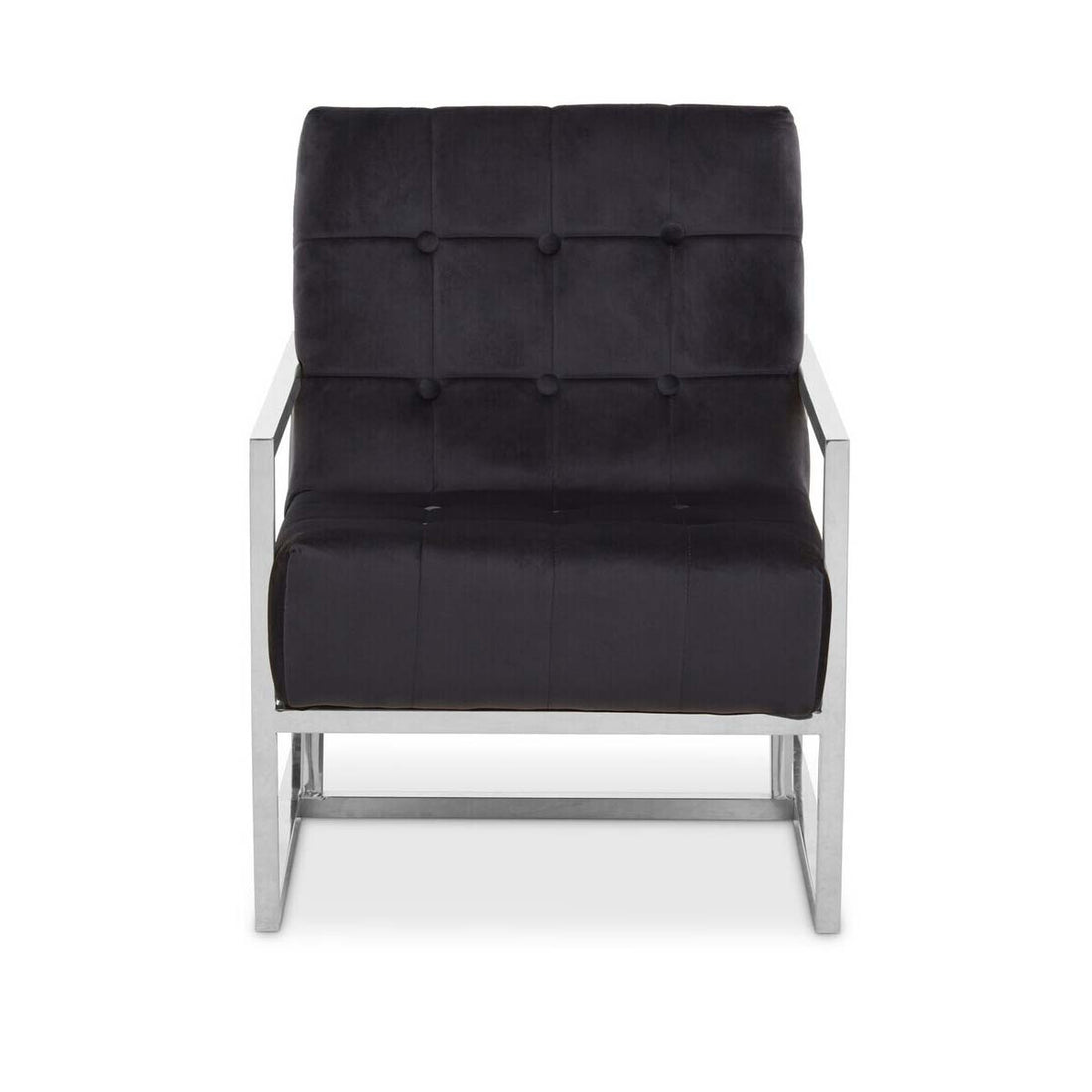 Hana Black Velvet Chair