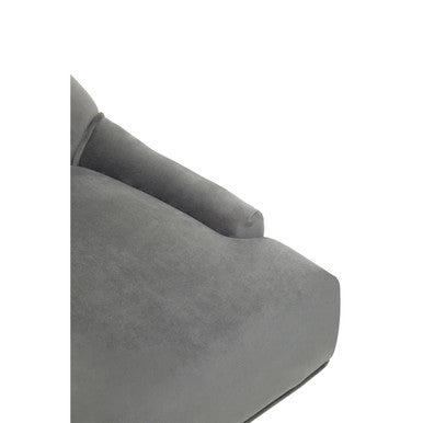 Anita Grey Velvet and Gold Base Home Office Chair