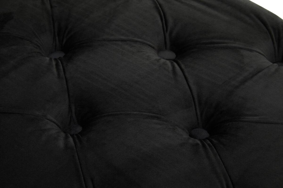 Alea Black Velvet Bench