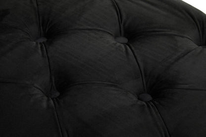 Alea Black Velvet Bench
