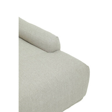 Anita Natural Fabric and Chrome Base Home Office Chair