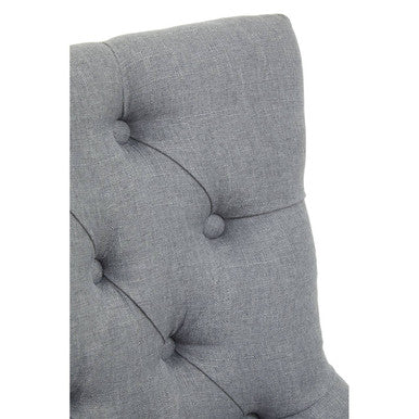 Anita Grey Fabric and Chrome Base Home Office Chair